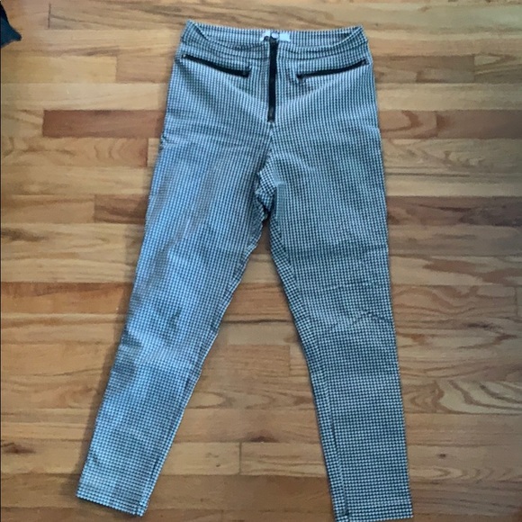 Black & White Gingham Pants - Picture 1 of 2